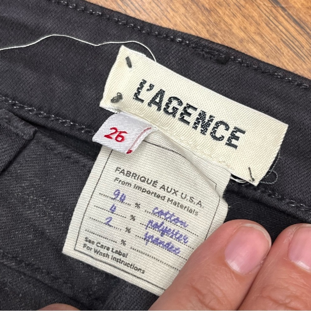 L'AGENCE Black Skinny Jeans - Picture 3 of 4